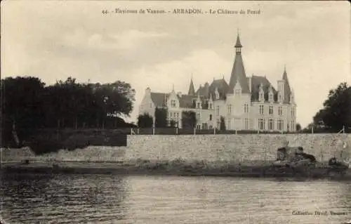 Ak Arradon Morbihan, das Schweineschloss