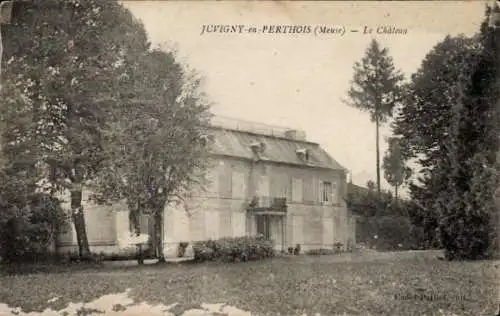 Ak Juvigny-en-Perthois Meuse, Schloss