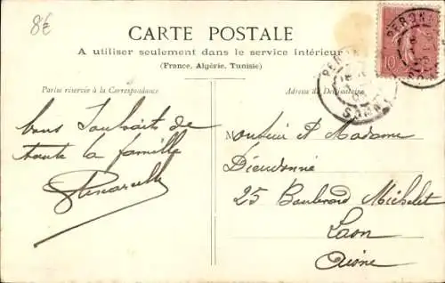 Ak Péronne Somme, Caserne Foy