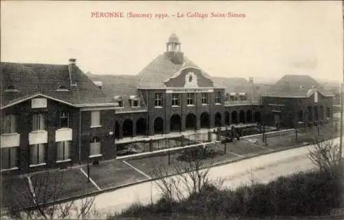 Ak Péronne Somme, College Saint Simon