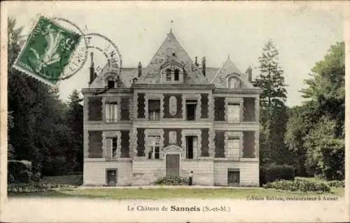 Ak Sannois Seine-et-Marne, Chateau