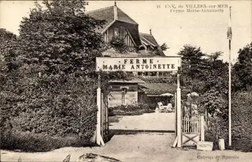 Ak Villers sur Mer Calvados, Ferme Marie-Antoinette