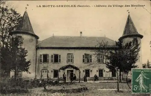 Ak La Motte-Servolex Savoie, Chateau du Village des Moulins