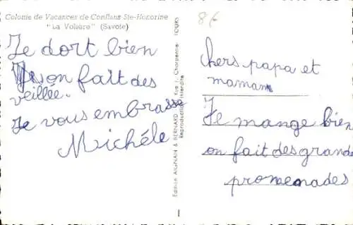 Ak Conflans Sainte Honorine Yvelines, La Voliere