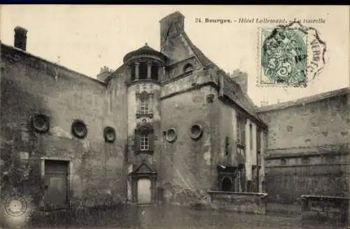 Ak Bourges Cher, Hotel Lallemant, La tourelle