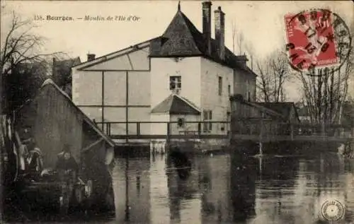 Ak Bourges Cher, Moulin de l'Ile d'Or