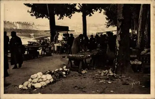 Ak Lyon Rhône, Quai de la Guillotière