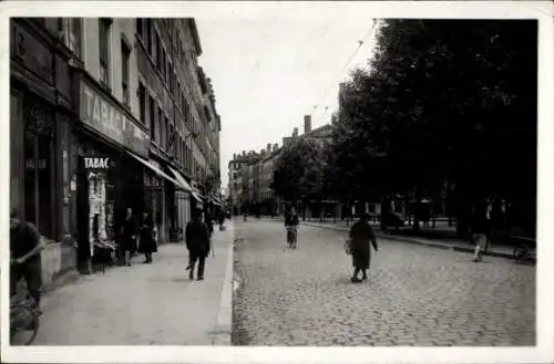 Ak Lyon Rhône, Grande Rue de la Croix-Rousse