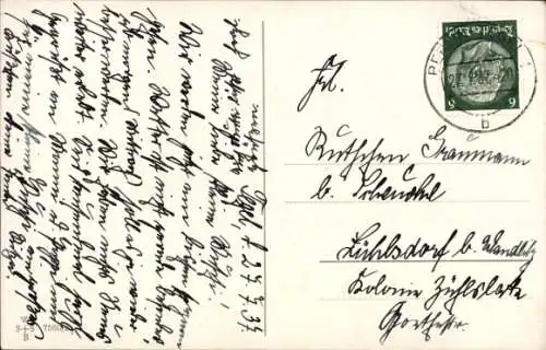 Künstler Ak Wills, John, singendes Mädchen, Vögel