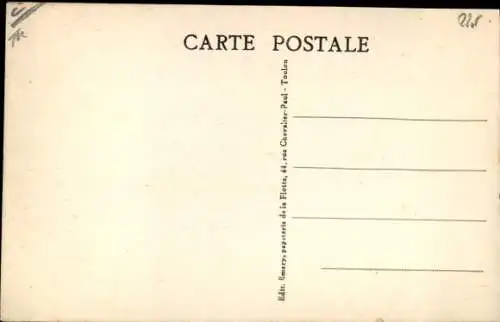 Ak Französisches Kriegsschiff, U-Boot Circe