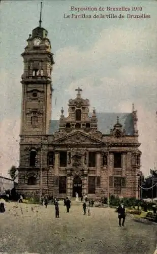 Ak Brüssel Belgien, Ausstellung 1910, Stadtpavillon