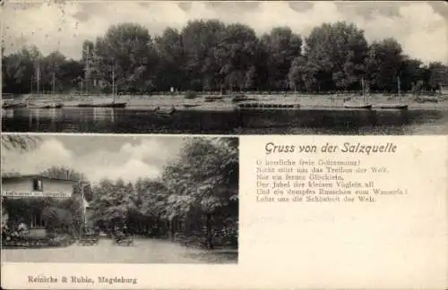 Ak Magdeburg, Salzquelle