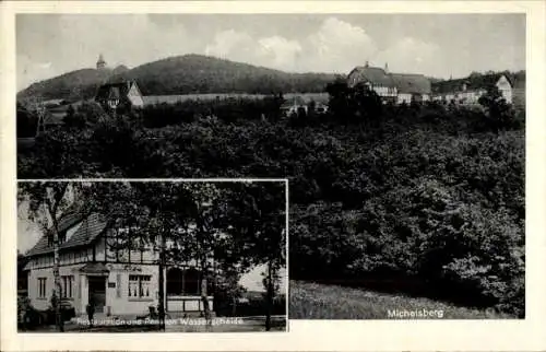 Ak Bad Münstereifel in Nordrhein Westfalen, Restaurant und Pension Wasserscheide, Michelsberg