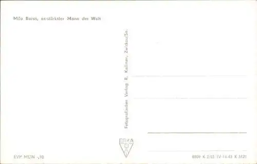 Ak Milo Barus, ex-stärkster Mann der Welt