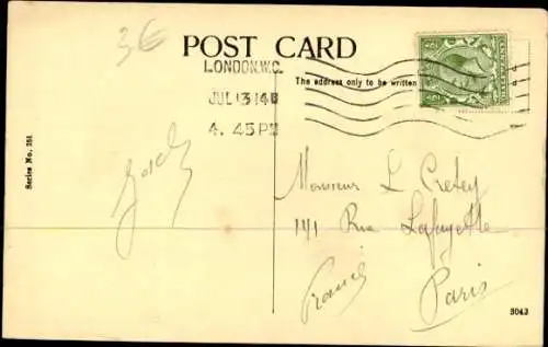 Ak London City England, Guildhall