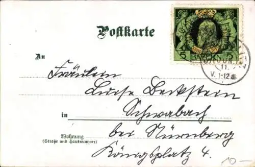 Litho Nürnberg in Mittelfranken Bayern, Stückschießen auf der Deutschherren Wiese