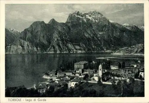 Ak Torbole Lago di Garda Trentino, Teilansicht