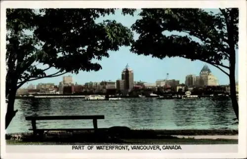 Ak Vancouver British Columbia Kanada, Teil der Waterfront