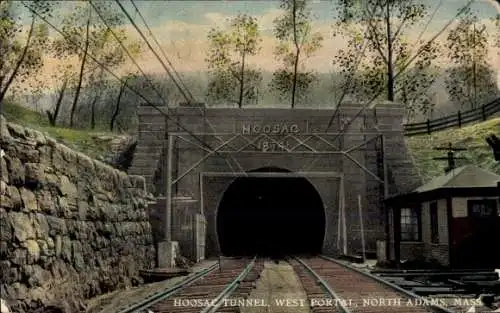 Ak North Adams Massachusetts USA, Hoosac Tunnel, Westportal