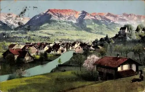 Ak Sarnen Kanton Obwalden, Landenberg, Nünalphorn