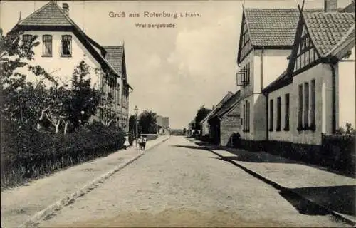 Ak Rotenburg in Hannover Rotenburg an der Wümme, Wallbergstraße