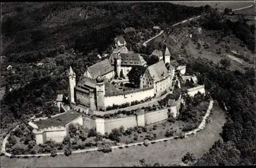 Ak Coburg in Oberfranken, Veste Coburg, Luftaufnahme