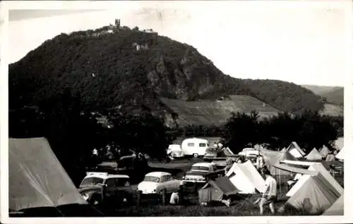 Ak Mehlem Bad Godesberg Bonn am Rhein, Campingplatz