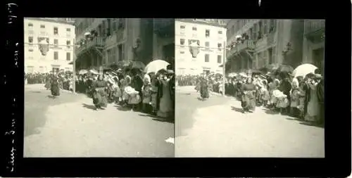 Stereo Foto Eaux Bonnes Pyrénées Atlantiques, Straßenpartie