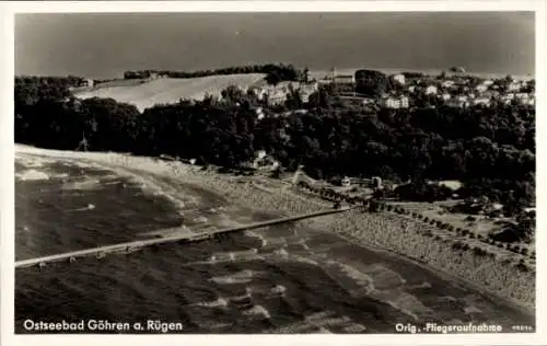 Ak Ostseebad Göhren auf Rügen, Fliegeraufnahme, Haus am Hövt