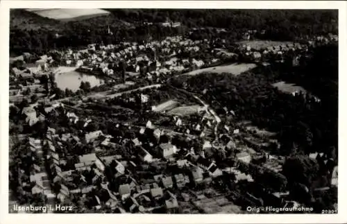 Ak Ilsenburg im Harz, Fliegeraufnahme