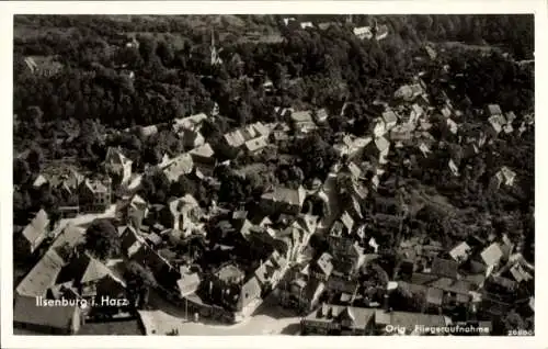 Ak Ilsenburg im Harz, Fliegeraufnahme