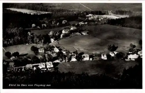 Ak Elend Oberharz am Brocken, Fliegeraufnahme