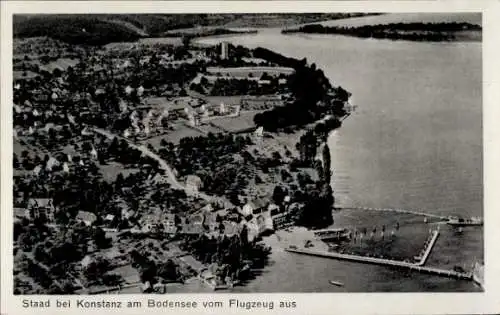 Ak Staad Konstanz am Bodensee, Fliegeraufnahme