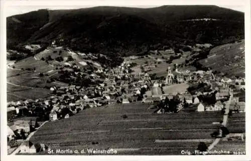 Ak Sankt Martin in der Pfalz, Fliegeraufnahme