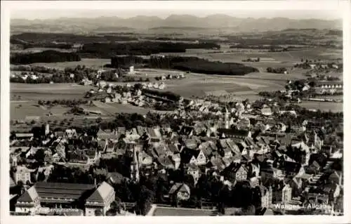 Ak Wangen im Allgäu, Fliegeraufnahme