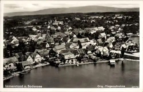 Ak Immenstaad am Bodensee, Fliegeraufnahme