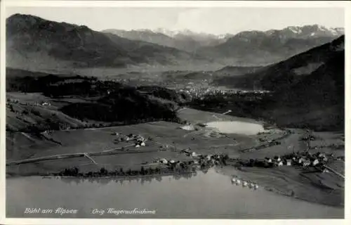 Ak Bühl am Alpsee Immenstadt im Allgäu, Fliegeraufnahme