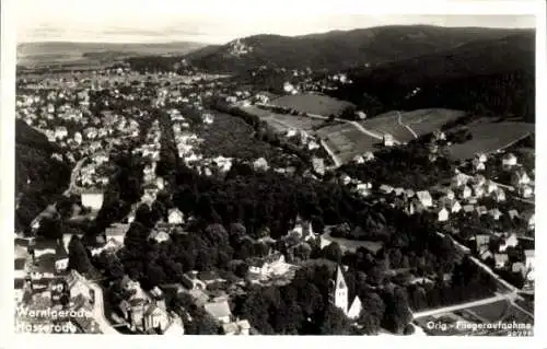 Ak Hasserode Wernigerode im Harz, Fliegeraufnahme