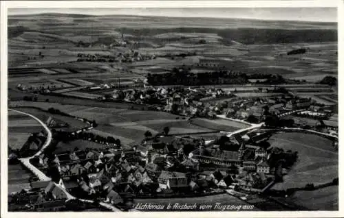 Ak Lichtenau in Mittelfranken, Fliegeraufnahme