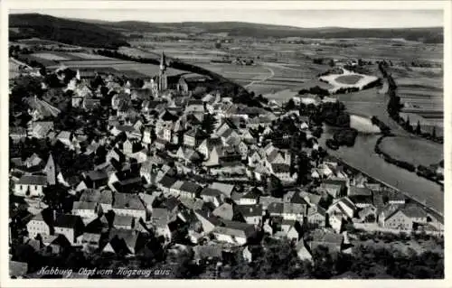 Ak Nabburg in der Oberpfalz, Fliegeraufnahme