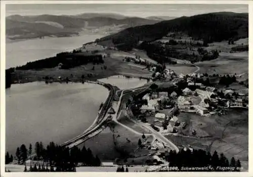 Ak Schluchsee im Schwarzwald, Fliegeraufnahme