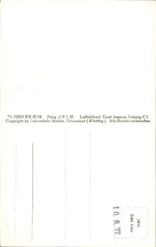 Ak Neustadt an der Weinstraße, Fliegeraufnahme