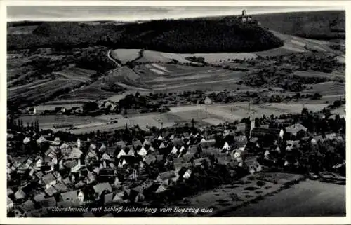 Ak Oberstenfeld in Baden Württemberg, Fliegeraufnahme, Schloss Lichtenberg