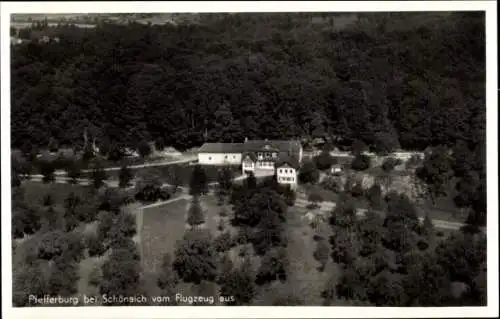 Ak Schönaich in Württemberg, Fliegeraufnahme, Kurhaus Pfefferburg