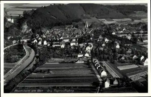 Ak Meisenheim am Glan Pfalz, Fliegeraufnahme