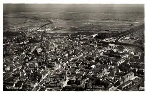 Ak Frankenthal in der Pfalz, Fliegeraufnahme