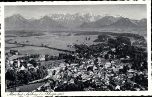 Ak Bad Aibling in Oberbayern, Fliegeraufnahme