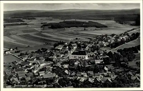 Ak Denklingen in Schwaben Oberbayern, Fliegeraufnahme