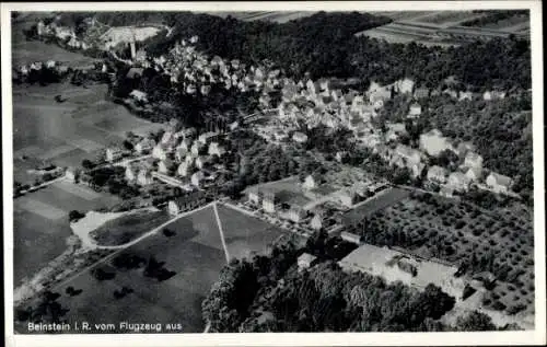 Ak Beinstein Waiblingen in Württemberg, Fliegeraufnahme