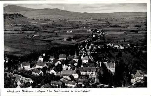 Ak Bietingen Gottmadingen im Hegau, Hohenstoffeln, Fliegeraufnahme